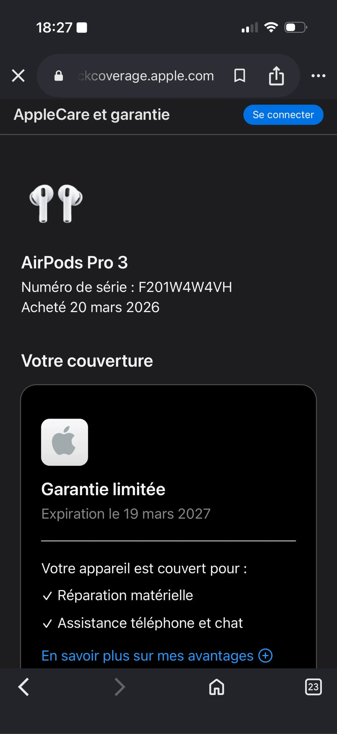 Air pods pro 3 com Apple Care+ – photo 8